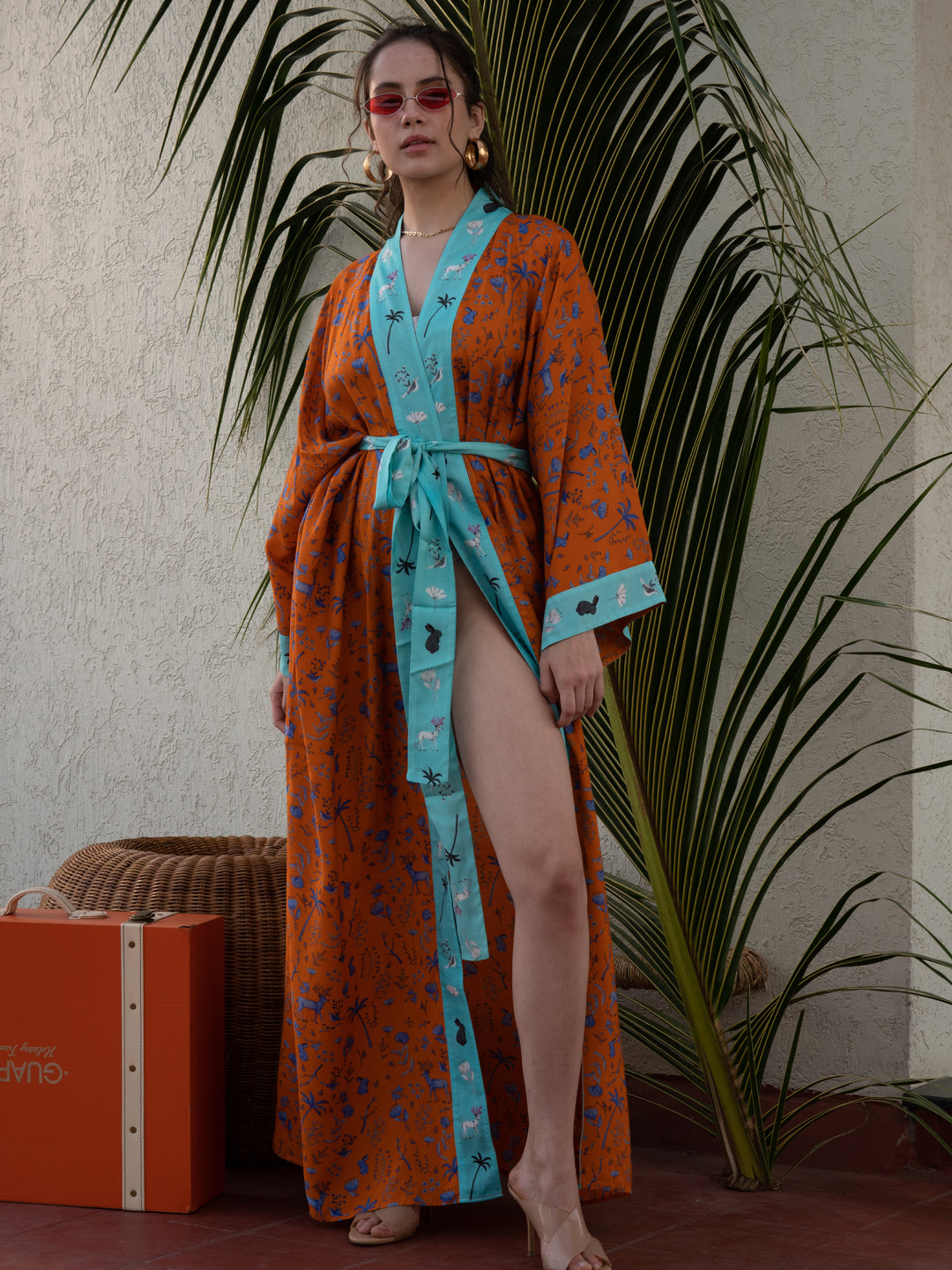 Melo Crimson Kimono